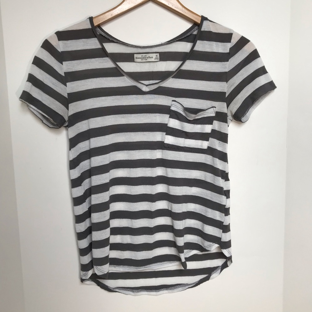 XS Abercrombie & Fitch short sleeve t striped